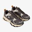 کفش طبیعت‌گردی مردانه رنگ خاکستری برند QD با طراحی مقاوم و زیره ضد لغزش مخصوص مسیرهای ناهموار