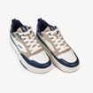 کفش روزمره مردانه QD مدل Ivory/Grey بژ و آبی  خرید کفش کژوال مردانه اورجینال QD  کتانی روزمره مردانه سبک و بادوام QD  کفش مردانه QD مناسب اسکیت و استفاده روزانه با زیره Rubber + EVA