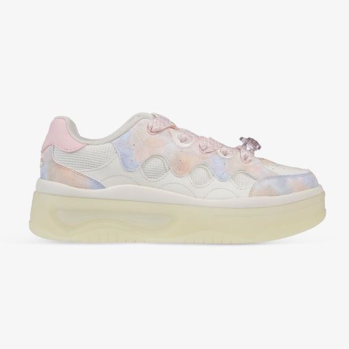 کفش روزمره زنانه، کفش رنگین‌کمانی زنانه، کفش سفید صورتی بنفش زنانه، کفش اورجینال برند QD، کفش ترند ۲۰۲۵، کفش شیک زنانه، کفش کژوال رنگی، کفش راحتی زنانه، کفش استایل روزمره، کفش مدرن زنانه، کفش برند QD، کفش رنگی زنانه خاص، کفش سبک و راحت زنانه