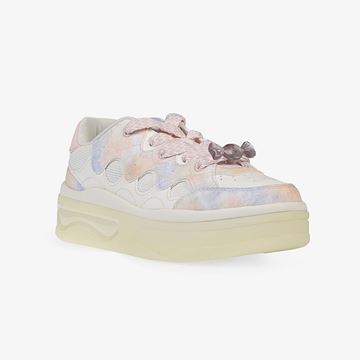 کفش روزمره زنانه، کفش رنگین‌کمانی زنانه، کفش سفید صورتی بنفش زنانه، کفش اورجینال برند QD، کفش ترند ۲۰۲۵، کفش شیک زنانه، کفش کژوال رنگی، کفش راحتی زنانه، کفش استایل روزمره، کفش مدرن زنانه، کفش برند QD، کفش رنگی زنانه خاص، کفش سبک و راحت زنانه