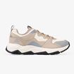 کفش پیاده‌روی مردانه QD مدل Off White/Grey کرم، سفید و طوسی  خرید کفش پیاده‌روی مردانه اورجینال QD  کفش مردانه سبک و بادوام برای پیاده‌روی و خیابان  کفش اورجینال QD مناسب پیاده‌روی روزانه با زیره EVA + Rubber