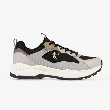 فش پیاده‌روی مردانه QD مدل Black/Grey مشکی و طوسی  خرید کفش پیاده‌روی مردانه اورجینال QD  کفش مردانه سبک و بادوام برای پیاده‌روی و طبیعت  کفش اورجینال QD مناسب پیاده‌روی روزمره و ورزشی با زیره EVA + Rubber