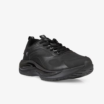 کفش دویدن مردانه مشکی برند QD با طراحی ارگونومیک و زیره مقاوم برای راحتی و پایداری هنگام ورزش. مناسب دویدن، باشگاه و تمرینات روزمره. کفش دویدن مردانه مشکی, کفش رانینگ مردانه مشکی, کفش ورزشی مردانه مشکی, کفش اسپرت مردانه, کفش پیاده روی مردانه, کفش باشگاه مردانه, کفش ورزشی سبک, کفش دویدن راحت کفش دویدن مردانه مشکی برند QD با طراحی ارگونومیک و زیره مقاوم برای افزایش راحتی و پایداری هنگام دویدن و ورزش روزمره