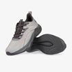 کفش تمرین مردانه خاکستری برند QD با رویه مش تنفس‌پذیر و زیره مقاوم برای تمرینات باشگاهی